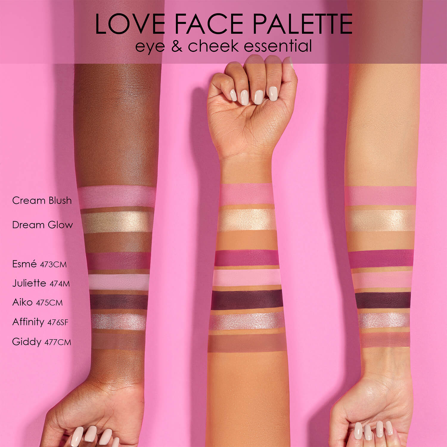 LOVE FACE PALETTE (PALETA PARA ROSTRO)